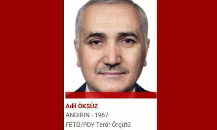 <p><strong><span style="color:#B22222">ADİL &Ouml;KS&Uuml;Z&nbsp; </span>|&nbsp; FET&Ouml; - PDY TER&Ouml;R &Ouml;RG&Uuml;T&Uuml;</strong></p>

<p>&nbsp;</p>

<p>Fetullah&ccedil;ı Ter&ouml;r &Ouml;rg&uuml;t&uuml;'n&uuml;n (FET&Ouml;) kilit isimlerinden darbeci s&ouml;zde "Hava Kuvvetleri sorumlusu" Adil &Ouml;ks&uuml;z' Almanya'ya ka&ccedil;mıştı.</p>
