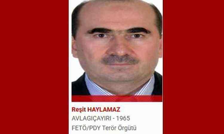 <p><strong><span style="color:#B22222">REŞİT HAYLAMAZ</span>&nbsp; |&nbsp; FET&Ouml; - PDY</strong></p>

<p>&nbsp;</p>

<p>FET&Ouml;'n&uuml;n "Molla yapılanması"nda yer alan Reşit Haylamaz'ın yıllar &ouml;nce Mısır'da olduğu bilgisi paylaşılmıştı</p>
