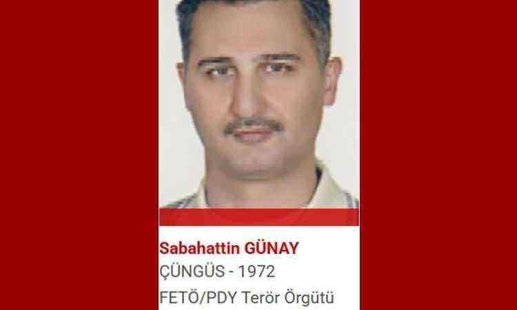 <p><strong><span style="color:#B22222">SABAHATTİN G&Uuml;NAY&nbsp;</span> |&nbsp; FET&Ouml; - PDY</strong></p>
