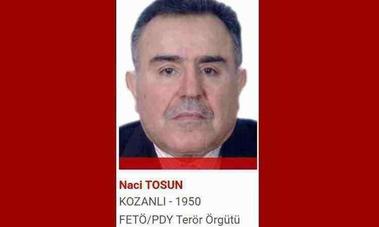 <p><strong><span style="color:#B22222">NACİ TOSUN</span>&nbsp; |&nbsp; FET&Ouml; - PDY</strong></p>

<p>&nbsp;</p>

<p>FET&Ouml;'n&uuml;n 12 kurucusu arasında yer alan Naci Tosun.</p>
