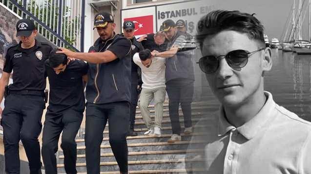 <p>İstanbul Esenyurt'ta iddiaya g&ouml;re <span style="color:#A52A2A"><strong><em>Emirhan Yıldız (28), </em></strong></span>arkadaşlarıyla eğlenmeye geldiği sitede &ccedil;ıkan kavga sonrasında 16'ncı kattan d&uuml;şerek hayatını kaybetti. G&ouml;zaltına alınan 5 ş&uuml;pheli adliyeye sevk edilirken<span style="color:#A52A2A"><strong><em> sır olayla ilgili yeni detaylar ortaya &ccedil;ıktı.</em></strong></span></p>
