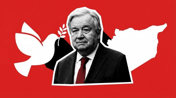 <p>BM'DEN 17 YIL SONRA İLK: GENEL SEKRETER GUTERRES, SURİYE'DE</p>

<p>Birleşmiş Milletler Genel Sekreteri Antonio Guterres, 3 g&uuml;nl&uuml;k ziyaret kapsamında Suriye'nin başkenti Şam'a geldi.&nbsp;</p>
