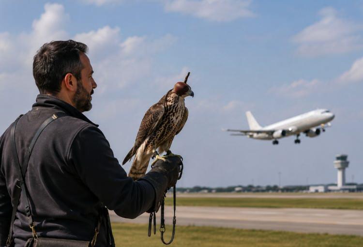 <p>ŞAHİN EĞİTMENİ</p>

<p>Şahin eğitmenleri, eğitimli yırtıcı kuşlar kullanarak havalimanları, tarım arazileri ve bazı end&uuml;striyel tesislerde kuş s&uuml;r&uuml;lerini g&uuml;venli şekilde uzaklaştırır. Ama&ccedil;, &ouml;zellikle u&ccedil;aklarla kuş &ccedil;arpışmalarını (bird strike) &ouml;nlemek ve u&ccedil;uş g&uuml;venliğini artırmaktır.</p>

<p>&nbsp;</p>
