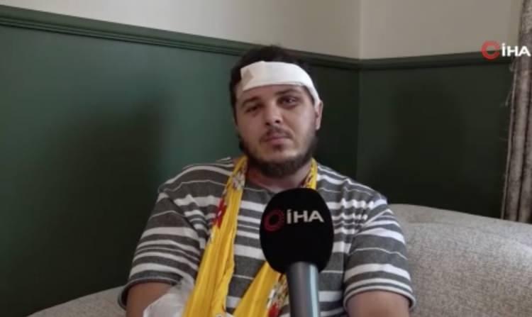 <p><strong>Dışarıda bir s&uuml;r&uuml; aynı şekilde taşlar var. Polis memurlarımızı da aynı şekilde darbettiler. Bizi bu kadar darbeden şahısların hepsinin cezalandırılmasını istiyorum. Kardeşimi i&ccedil;eri aldılar bu durumdan dolayı. Yani 4 kişi tutuklanmış sadece. Yani o 25-30 kişiden 4 kişi. Bunların hepsinin kamera kayıtları da vardır. Bize tehdit ve &ouml;l&uuml;m s&ouml;zleri s&ouml;ylemişler. 'Sizleri &ouml;ld&uuml;receğiz, eşinizi, annenizi kendimize işte alacağız, eş yapacağız' gibisinden bu tarz ithamlarda bulunmuş karşı taraftaki şahıslar. Bizim kesinlikle can g&uuml;venliğimiz yoktur. Biz polisimizden &ouml;zellikle bu sokak i&ccedil;in koruma talep ediyoruz. Bize yardımcı olmaya &ccedil;alışan ve yaralanan polislere de acil şifalar diliyorum. &Ccedil;ok teşekk&uuml;r ederiz emniyet memurlarına. Bize o kadar yardımcı olmaya &ccedil;alıştılar, kendileri de yaralandılar"</strong>&nbsp;</p>
