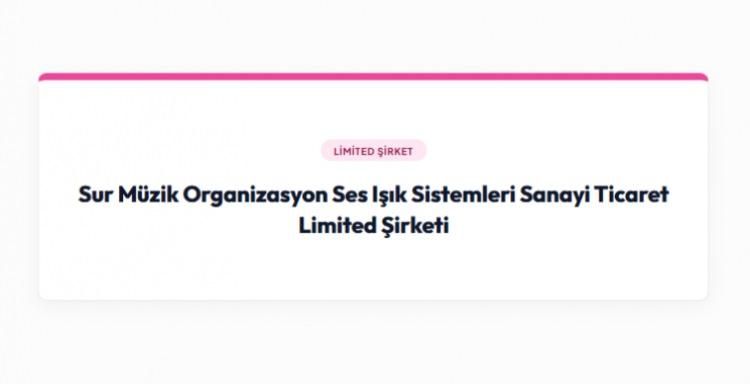 <p>Sur M&uuml;zik Organizasyon Ses Işık Sistemleri Sanayi Ticaret Limited Şirketi ve Ulubey İ&ccedil; ve Dış Ticaret Anonim Şirketi'ne, TMSF kayyum olarak atandı.</p>

<p>&nbsp;</p>
