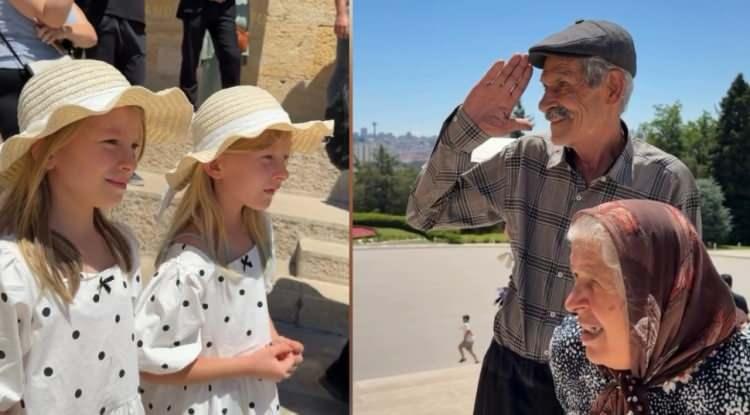 <p>Adıyaman'da yaşayan Abuzer (71) ve Zeynep Yıldırım (59) &ccedil;ifti, evlerini satıp t&uuml;p bebek tedavisi ile 34 yıl sonra ikiz &ccedil;ocuk sahibi oldu. Şimdilerde 6 yaşında olan ikizler Tekbir G&uuml;l ve Havva G&uuml;l, anne ve babalarıyla birlikte hayalini kurdukları Anıtkabir&rsquo;i ziyaret etti.</p>
