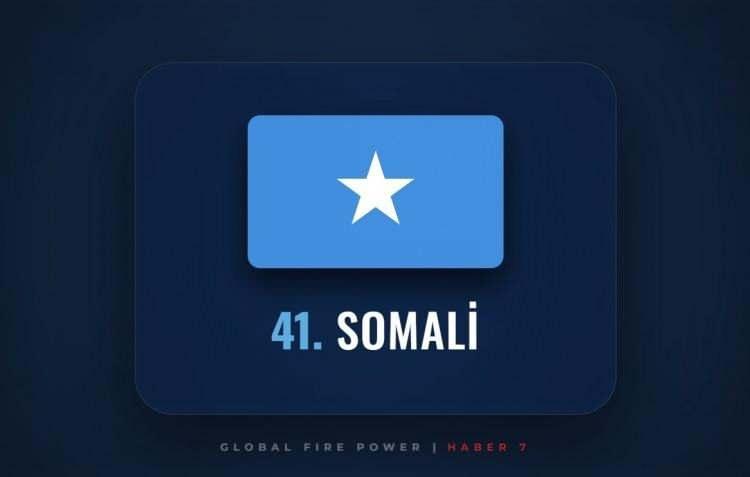 <p><span style="color:#B22222"><strong>41)&nbsp; SOMALİ</strong></span></p>
