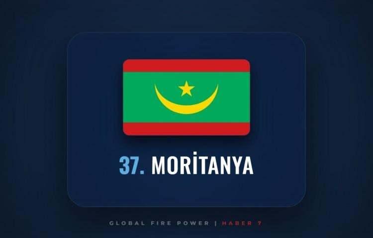 <p><span style="color:#B22222"><strong>37)&nbsp; MORİTANYA</strong></span></p>

