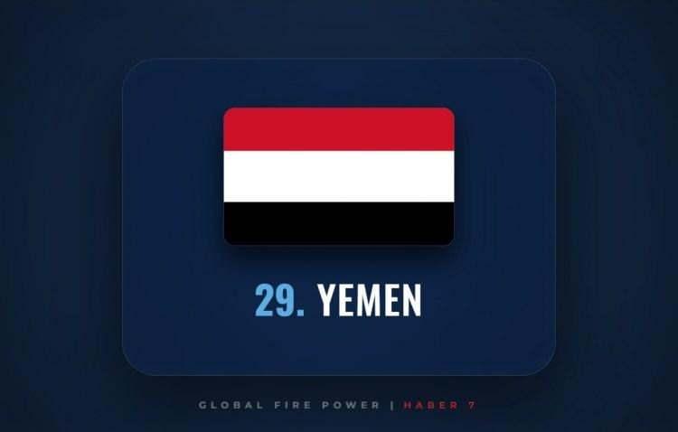 <p><span style="color:#B22222"><strong>29)&nbsp; YEMEN</strong></span></p>

<p>&nbsp;</p>
