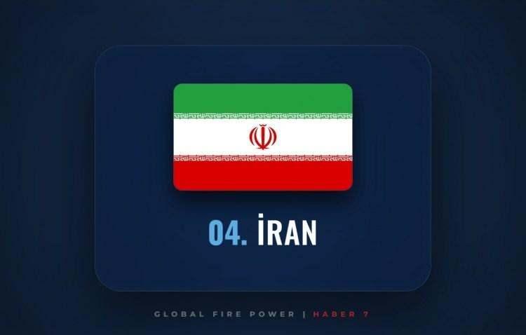 <p><span style="color:#B22222"><strong>4) İRAN</strong></span></p>

<p>&nbsp;</p>
