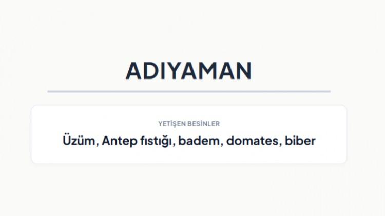 <p><strong>ADIYAMAN&nbsp;</strong></p>
