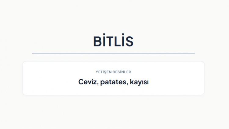 <p><strong>BİTLİS</strong></p>
