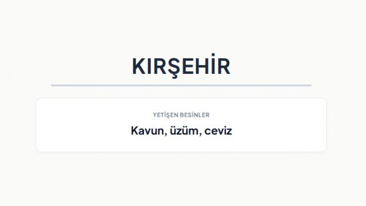 <p><strong>KIRŞEHİR&nbsp;</strong></p>
