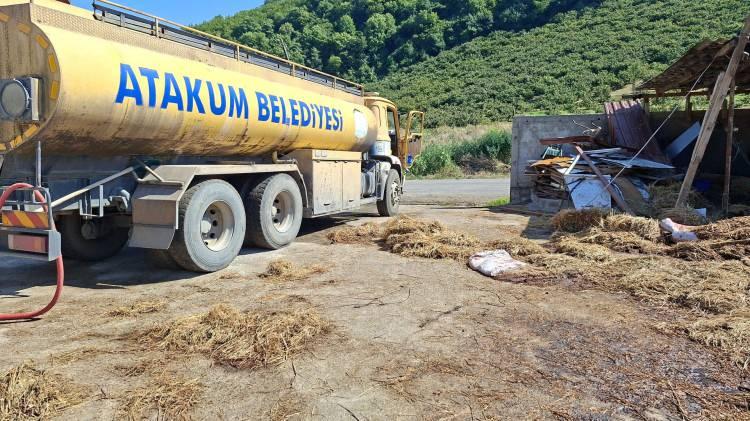 <p>Ekiplerin m&uuml;dahalesiyle yangın kontrol altına alınarak s&ouml;nd&uuml;r&uuml;ld&uuml;.</p>
