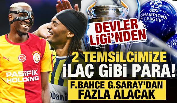 <p>Fenerbah&ccedil;e ve Galatasaray'ın Şampiyonlar Ligi'nde garantilediği minimum gelir belli oldu.&nbsp;</p>

<p>&nbsp;</p>
