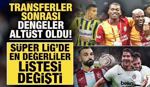 <p>Süper Lig'de yapılan transferler sonrası ligin en değerli yıldızlarını sıralayan listede güncellemeler yaşandı. </p>
