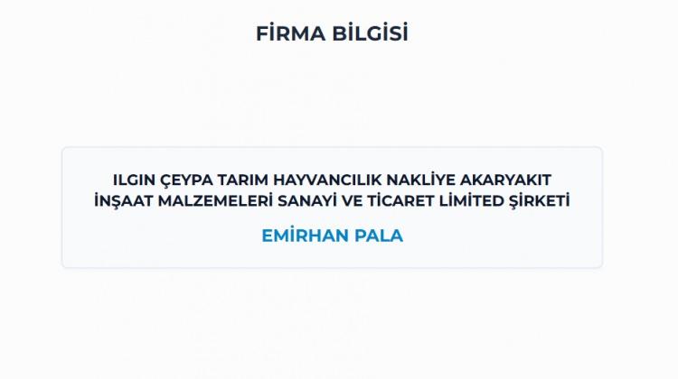 <p><span style="color:#B22222"><strong>ILGIN / KONYA - </strong></span></p>

<p><strong>ILGIN CEYPA TARIM HAYVANCILIK NAKLİYE AKARYAKIT İNŞAAT MALZEMELERİ SANAYİ VE TİCARET LİMİTED ŞİRKETİ</strong><br />
&nbsp;</p>
