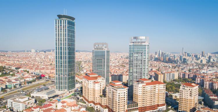 <p><strong><span style="color:#B22222">6) İSTANBUL EMAAR SQUARE&nbsp;| </span>245 METRE</strong></p>

