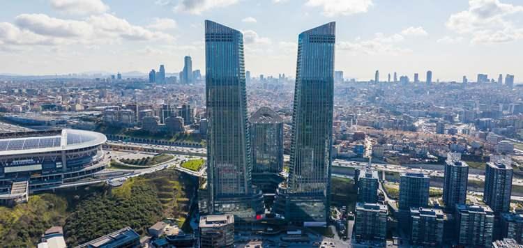 <p><strong><span style="color:#B22222">3) İSTANBUL SKYLAND KONUT KULESİ&nbsp;| </span>284 METRE</strong></p>
