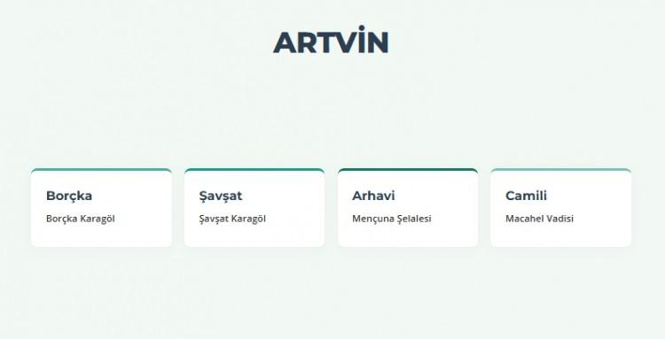 <p><span style="color:#B22222"><strong>ARTVİN&nbsp;</strong></span></p>
