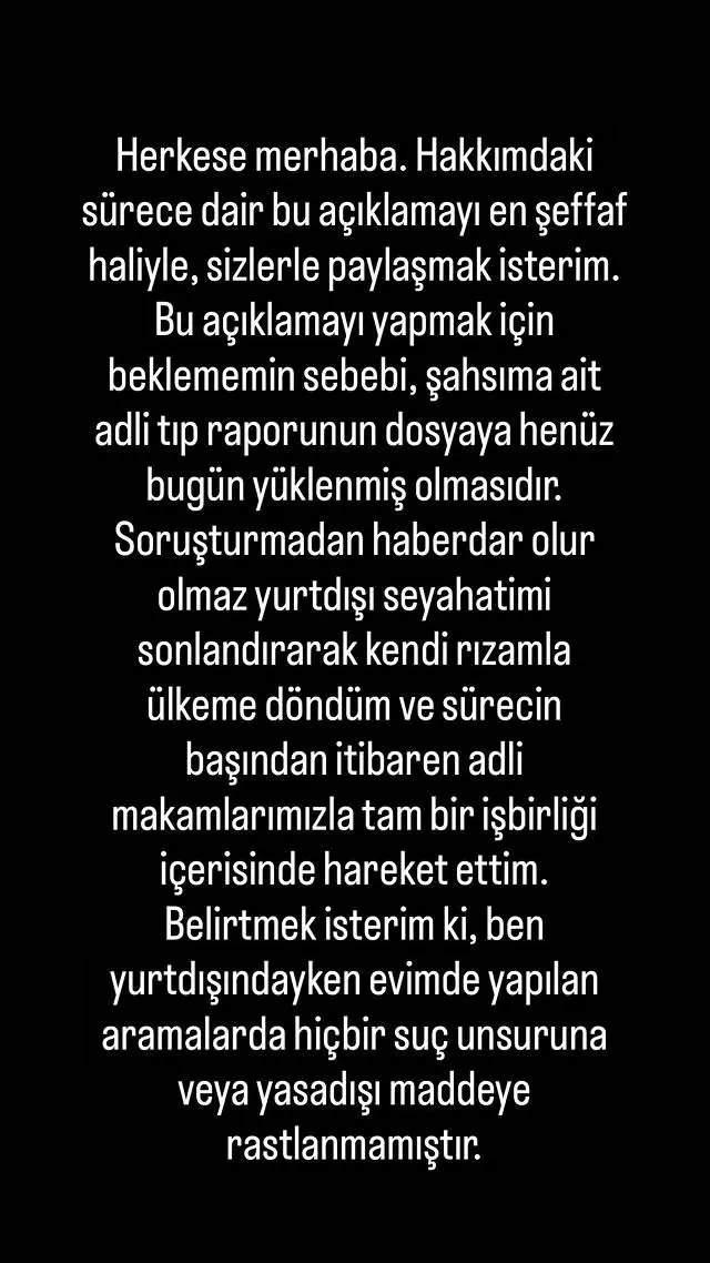 <p><strong>Sara&ccedil;oğlu, soruşturmadan haberdar olur olmaz yurt dışı seyahatini yarıda keserek kendi isteğiyle T&uuml;rkiye&rsquo;ye d&ouml;nd&uuml;ğ&uuml;n&uuml; ve adli makamlarla iş birliği i&ccedil;erisinde hareket ettiğini belirtmişti.</strong></p>

