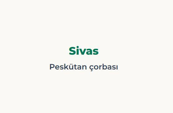 <p><span style="color:#B22222"><strong>SİVAS&nbsp;</strong></span></p>

<p>Ekşi/fermente yoğurt aroması</p>
