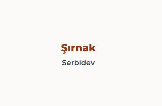 <p><span style="color:#B22222"><strong>ŞIRNAK&nbsp;</strong></span></p>

<p>İ&ccedil;li k&ouml;fteye benzeyen yoğun hamur-et yapısı</p>
