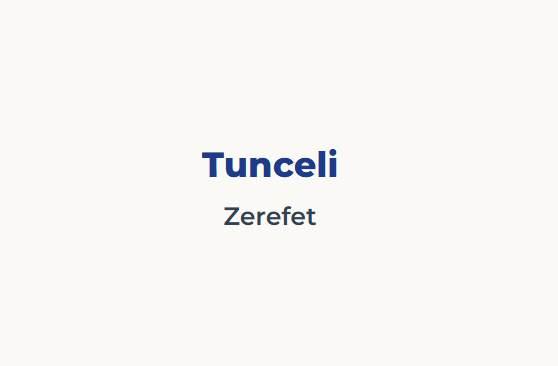 <p><span style="color:#B22222"><strong>TUNCELİ&nbsp;</strong></span></p>

<p>Hamur ağırlıklı yapısı ve farklı sunumu</p>
