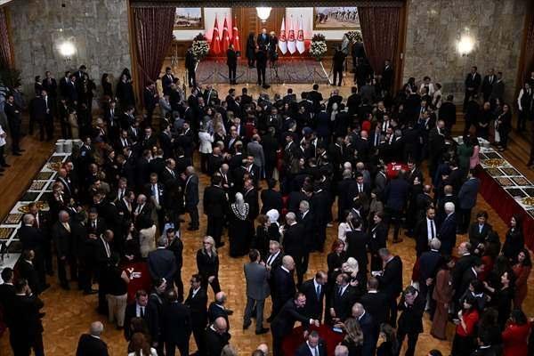 <p>TBMM'de Meclis Başkanı Numan Kurtulmuş tarafından yeni yasama yılı resepsiyonu d&uuml;zenlendi.</p>

<p>&nbsp;</p>
