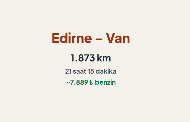 <p><span style="color:#B22222"><strong>EDİRNE &ndash; VAN&nbsp;</strong></span></p>
