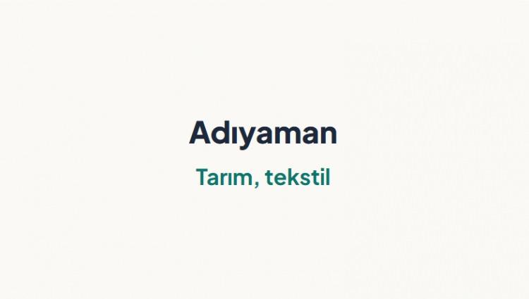 <p><span style="color:#B22222"><strong>ADIYAMAN&nbsp;</strong></span></p>
