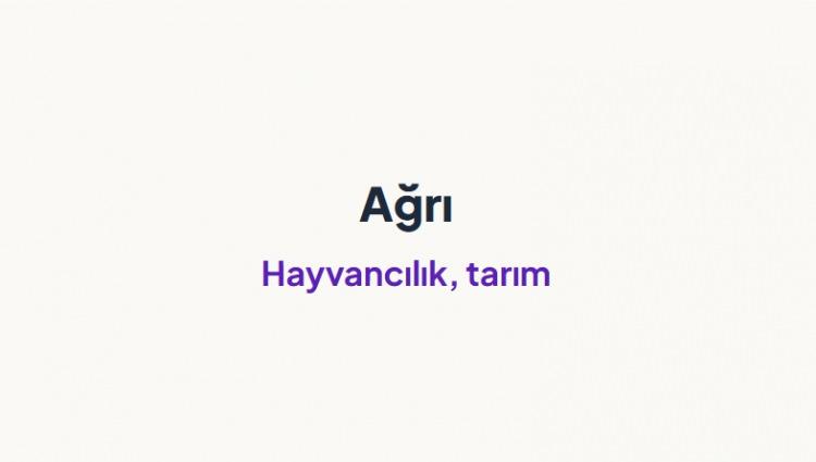 <p><span style="color:#B22222"><strong>AĞRI&nbsp;</strong></span></p>
