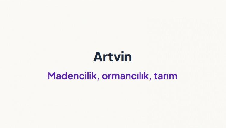 <p><span style="color:#B22222"><strong>ARTVİN&nbsp;</strong></span></p>
