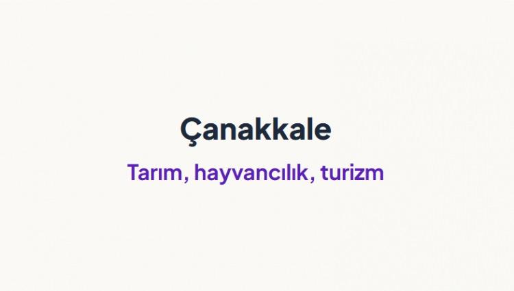 <p><span style="color:#B22222"><strong>&Ccedil;ANAKKALE&nbsp;</strong></span></p>
