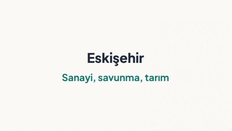 <p><span style="color:#B22222"><strong>ESKİŞEHİR&nbsp;</strong></span></p>
