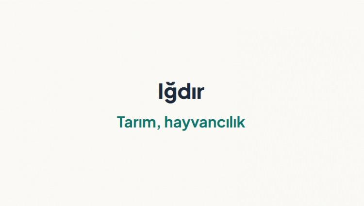 <p><span style="color:#B22222"><strong>IĞDIR&nbsp;</strong></span></p>
