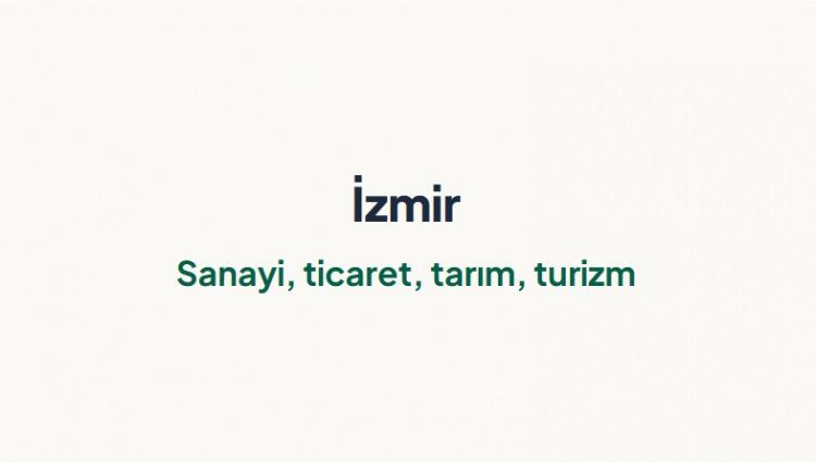<p><span style="color:#B22222"><strong>İZMİR&nbsp;</strong></span></p>
