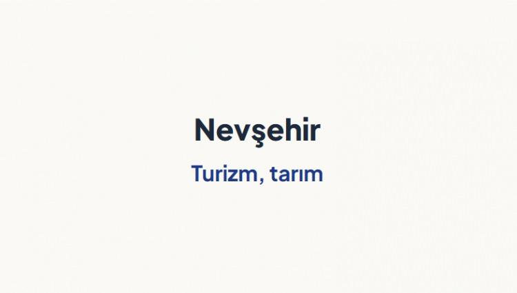 <p><span style="color:#B22222"><strong>NEVŞEHİR&nbsp;</strong></span></p>
