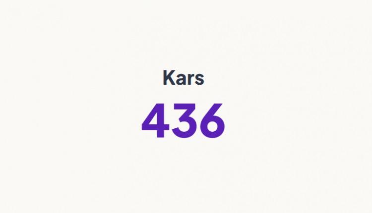 <p>KARS&nbsp;</p>

