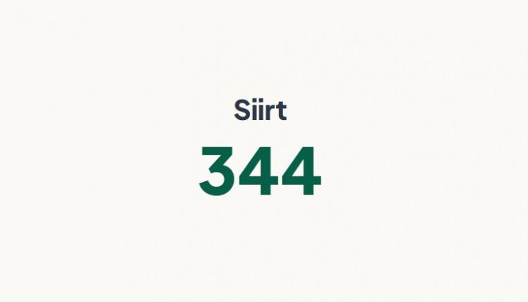 <p>SİİRT&nbsp;</p>

