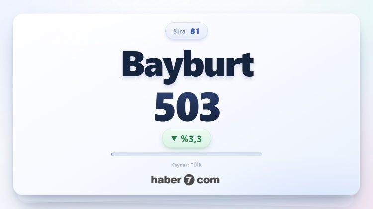 <p><span style="color:#B22222"><strong>81)&nbsp; BAYBURT</strong></span></p>
