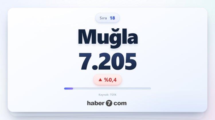 <p><span style="color:#B22222"><strong>18)&nbsp; MUĞLA</strong></span></p>
