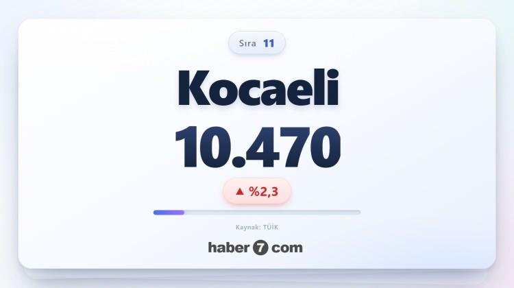<p><span style="color:#B22222"><strong>11)&nbsp; KOCAELİ</strong></span></p>

