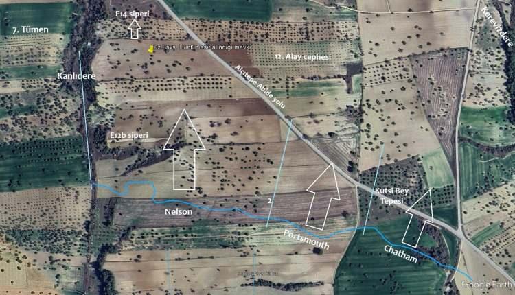 <p>&Ccedil;anakkale Onsekiz Mart &Uuml;niversitesi (&Ccedil;OM&Uuml;) Atat&uuml;rk ve &Ccedil;anakkale Savaşları Araştırma Merkezi (A&Ccedil;ASAM) tarafından harp ceridelerinde yapılan araştırmalarda 2'nci Kerevizdere Muharebeleri sırasında 13 Temmuz 1915'te T&uuml;rk keşif kolunun yaralı halde bulduğu İngiliz Deniz Baş&ccedil;avuşu Arthur Hunt'ın, keşif kolu komutanı tarafından sırtında taşınarak tedavi alanına getirildiğine ilişkin belge ortaya &ccedil;ıkarıldı.</p>

<p>&nbsp;</p>
