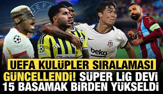 <p>UEFA kul&uuml;pler sıralaması g&uuml;ncellendi.&nbsp;</p>
