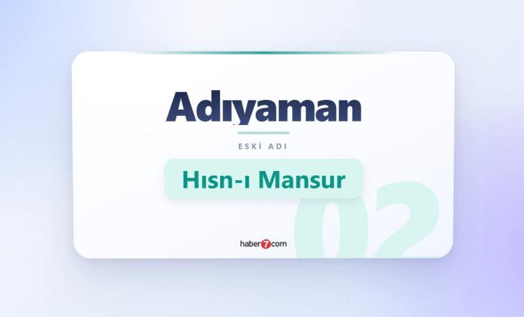 <p><span style="color:#B22222"><strong>ADIYAMAN</strong></span></p>
