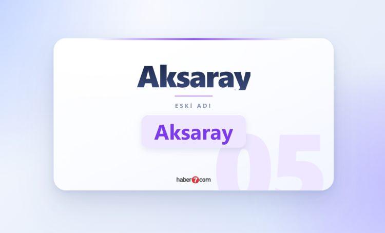 <p><span style="color:#B22222"><strong>AKSARAY</strong></span></p>
