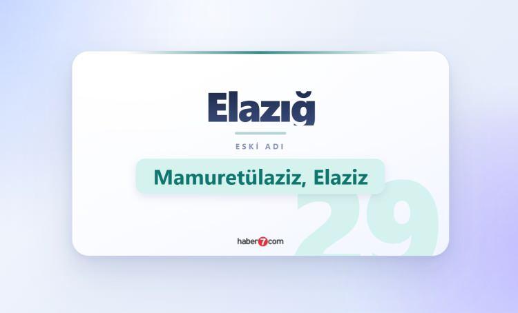 <p><span style="color:#B22222"><strong>ELAZIĞ</strong></span></p>
