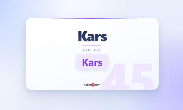 <p><span style="color:#B22222"><strong>KARS</strong></span></p>
