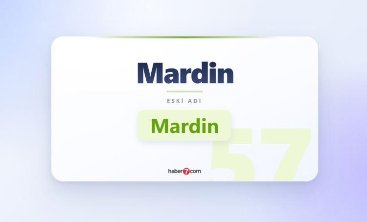 <p><span style="color:#B22222"><strong>MARDİN</strong></span></p>
